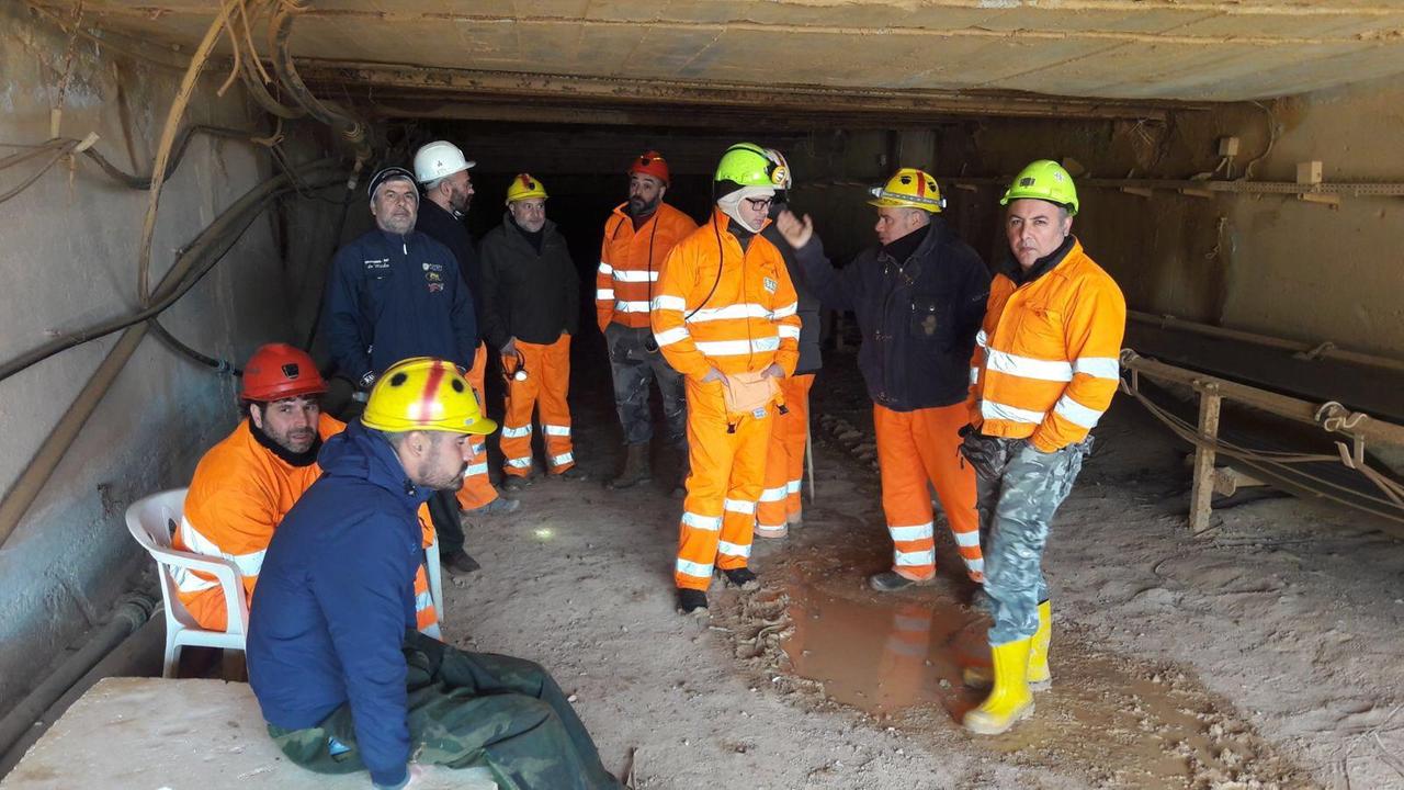 Miniera di Olmedo: gelo e pioggia per i minatori a meno 80 metri