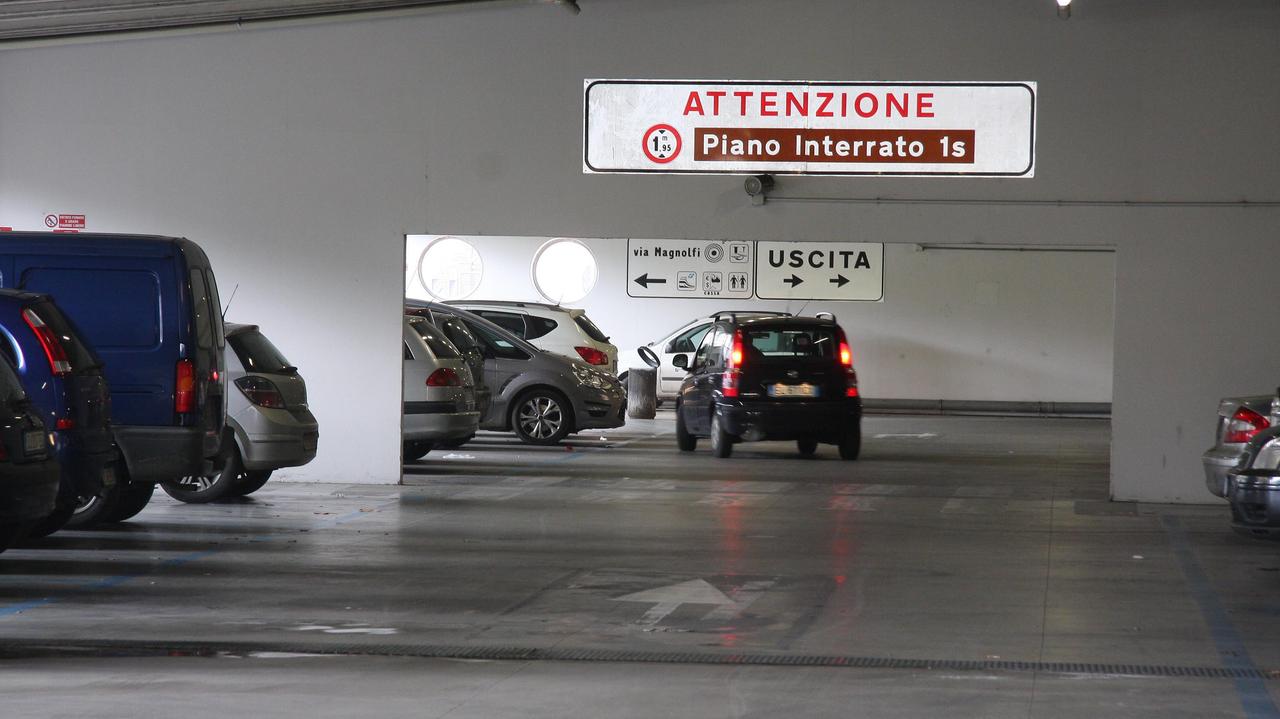 Il parcheggio sotterraneo del Serraglio