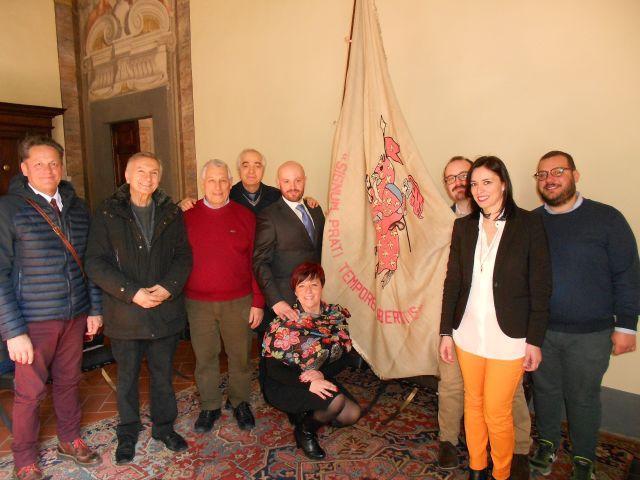 Il Comitato provinciale area pratese a palazzo Banci Buonamici coi consiglieri Vignoli e Betti