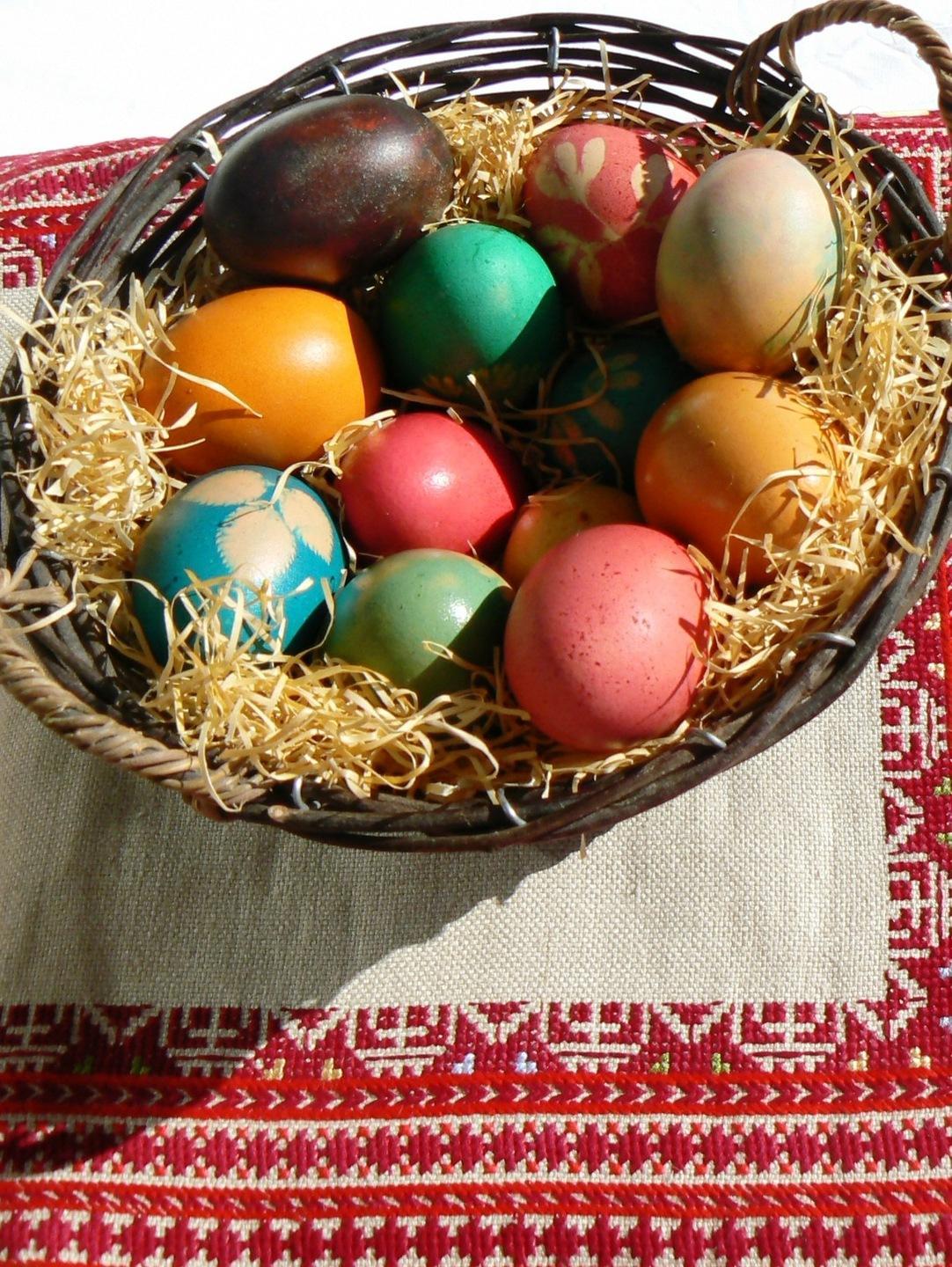 Bambini creativi con le uova 