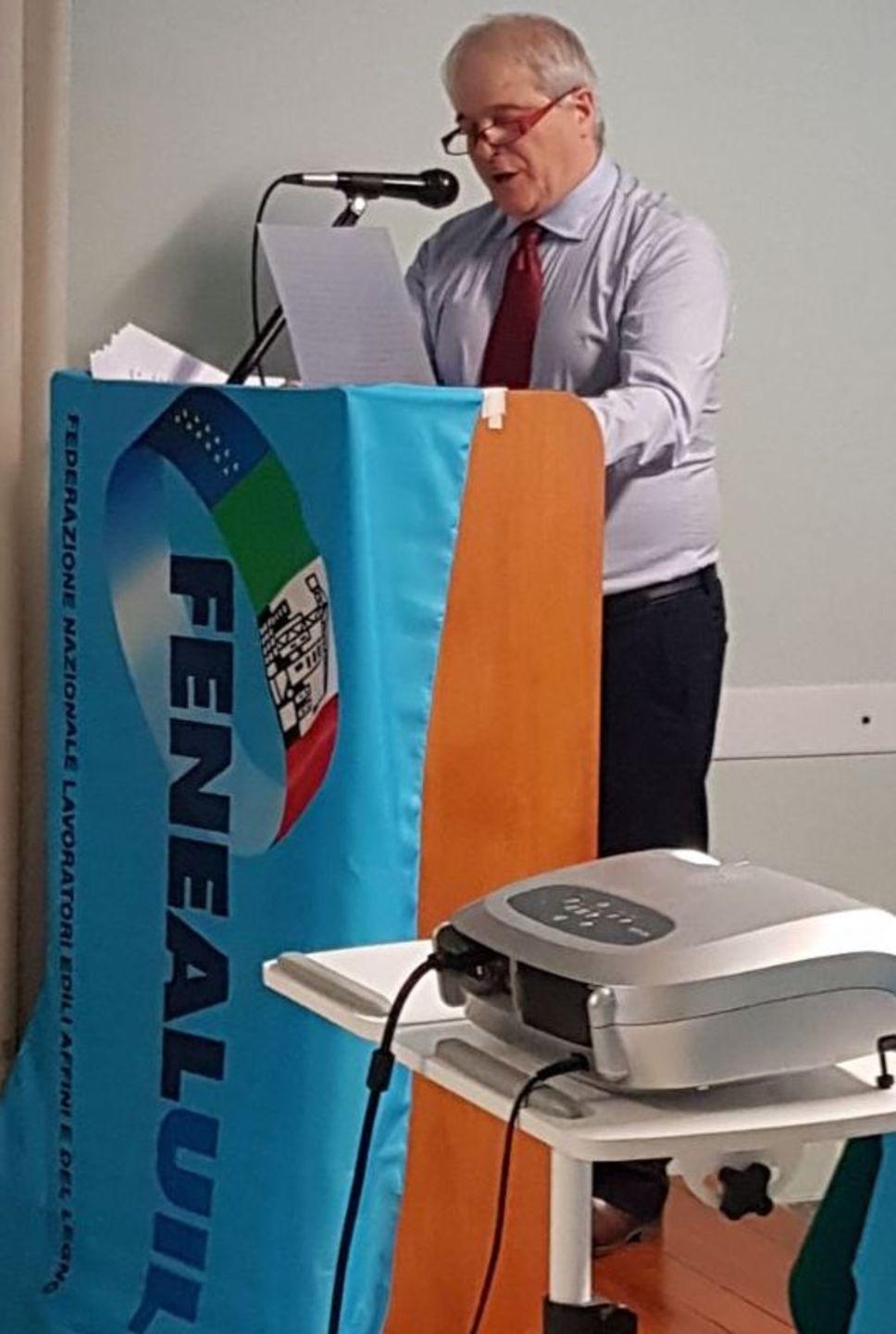 Mario Arzu alla guida della federazione edili della Uil