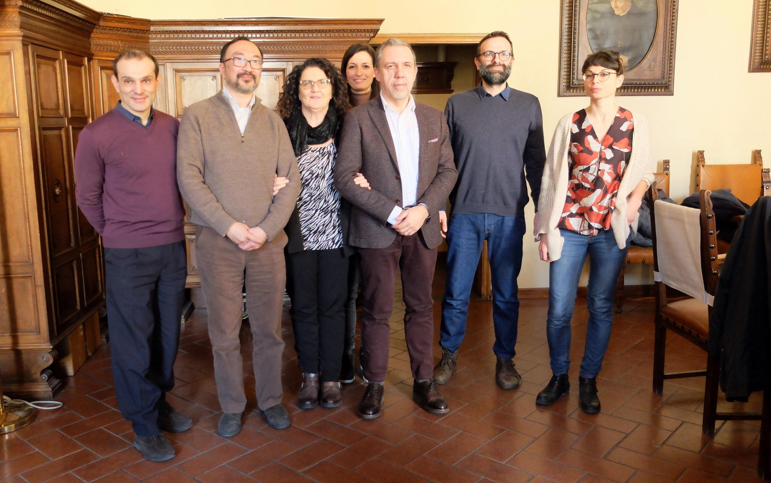 La presentazione del concorso con l'assessore Ciambellotti e Marco Wong di Associna (foto Sproviero-Batavia)