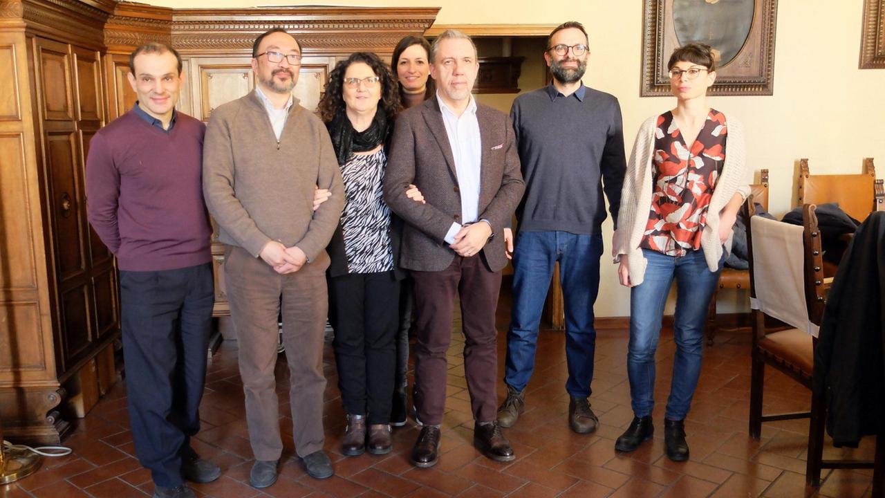 La presentazione del concorso con l'assessore Ciambellotti e Marco Wong di Associna (foto Sproviero-Batavia)