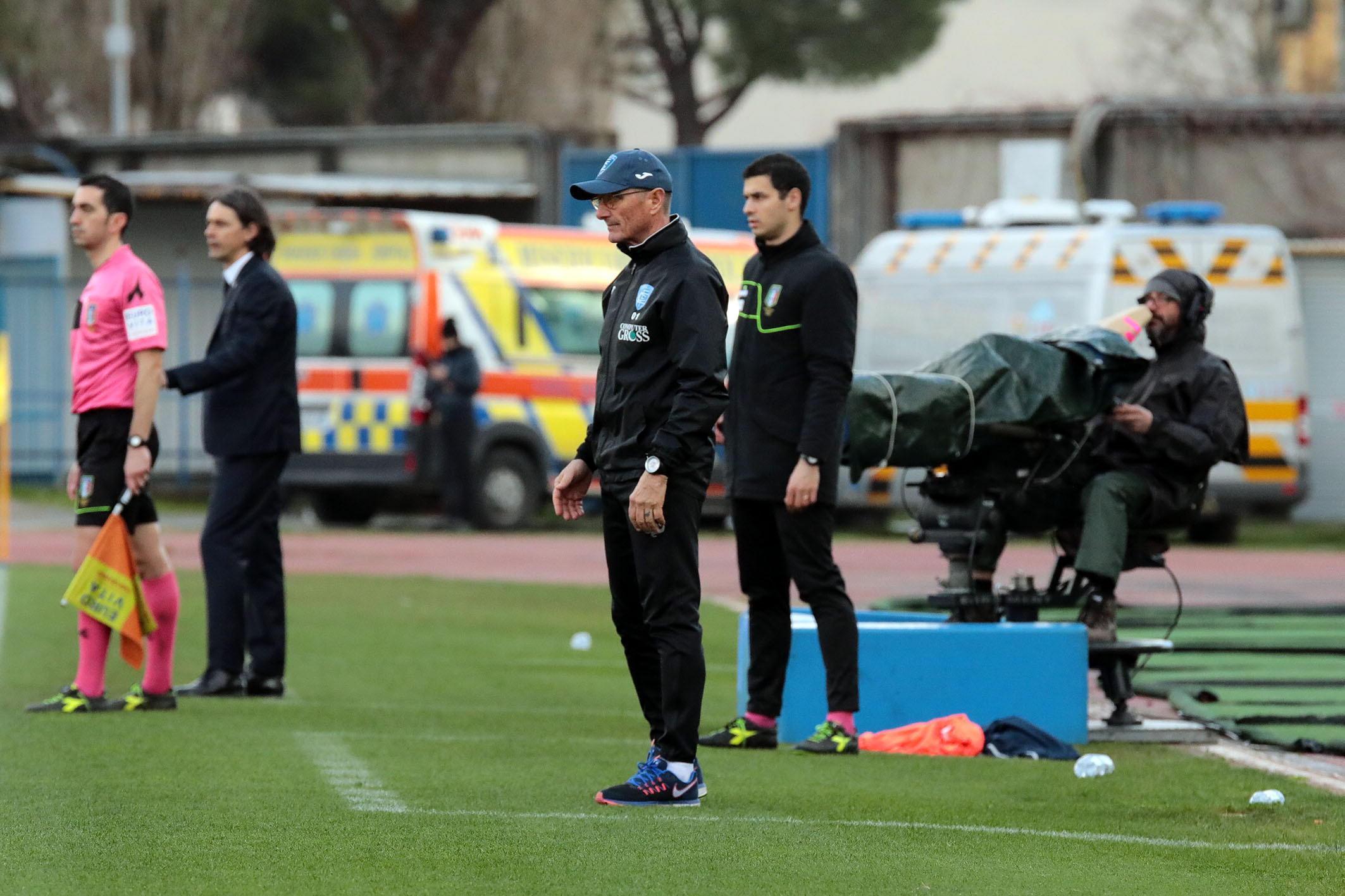Il tecnico azzurro Aurelio Andreazzoli (foto agenzia Carlo Sestini) 