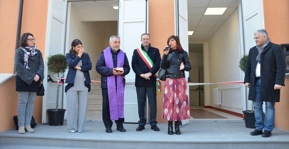 Festa nel vecchio asilo Ospiterà mensa e classi 