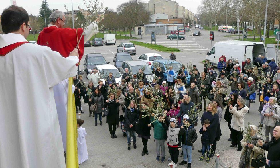 Processione e benedizione delle Palme