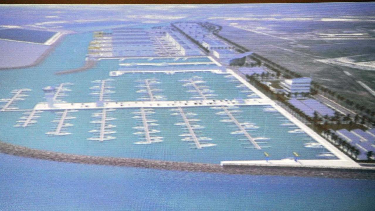 Il rendering del nuovo porto della Chiusa