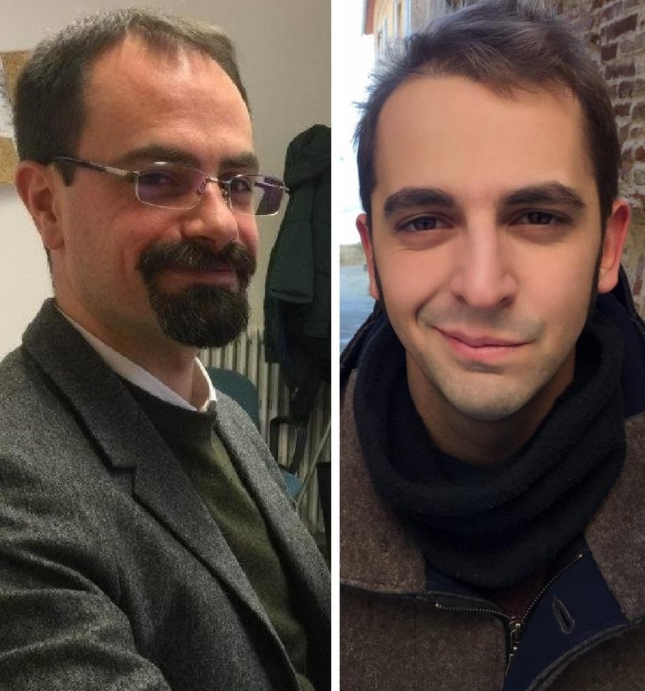 Il segretario del Pd Gabriele Bosi insieme a Diego Blasi di Left Lab 