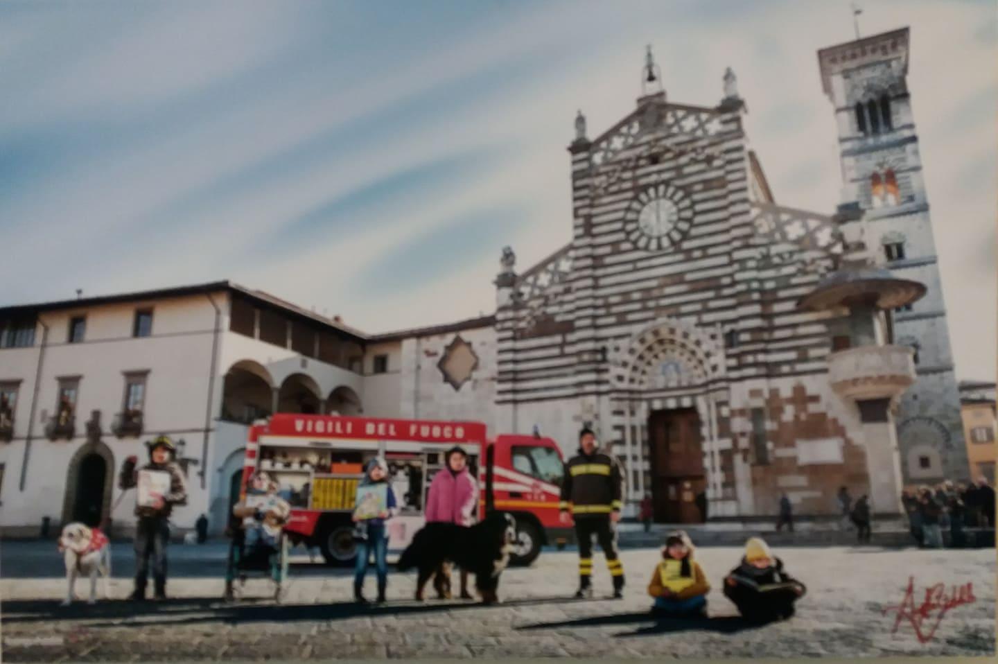 Una delle foto in mostra alla Lazzerini (foto Angela Bartoletti)