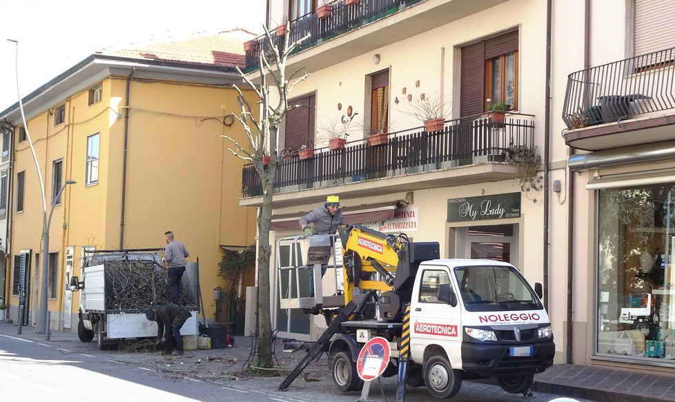 Verde pubblico, lavori in corso a Quarrata