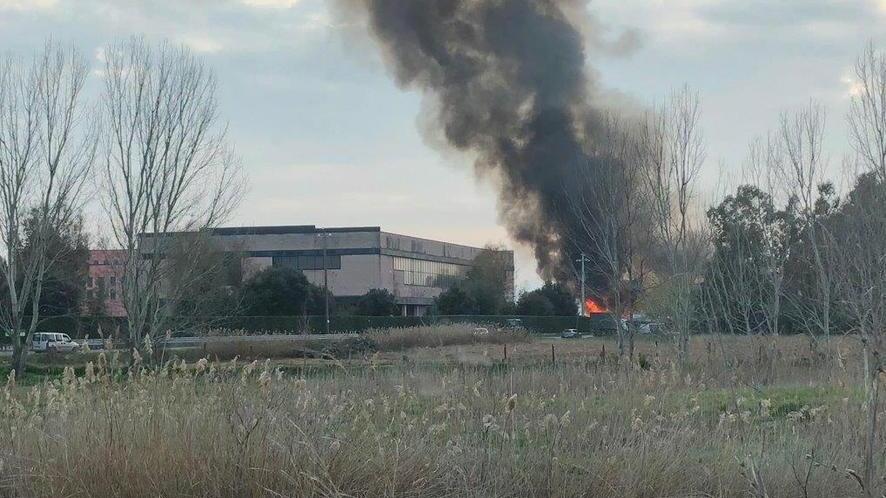 Nube nera sulla via di Montramito