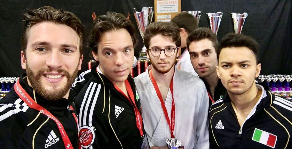 Karate. I carpigiani Black Dragons sono grandi protagonisti a Malta