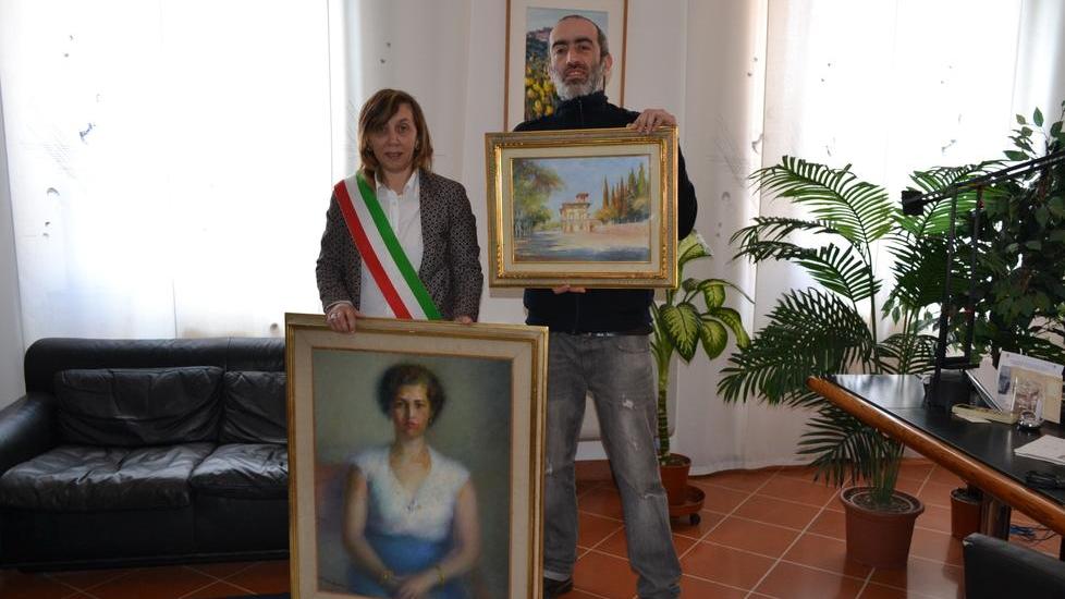 Due dipinti di Carlo Guarnieri donati al museo