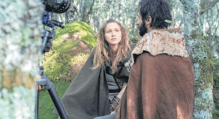 Il set del video promozionale sulla trilogia che narra di Amsicora