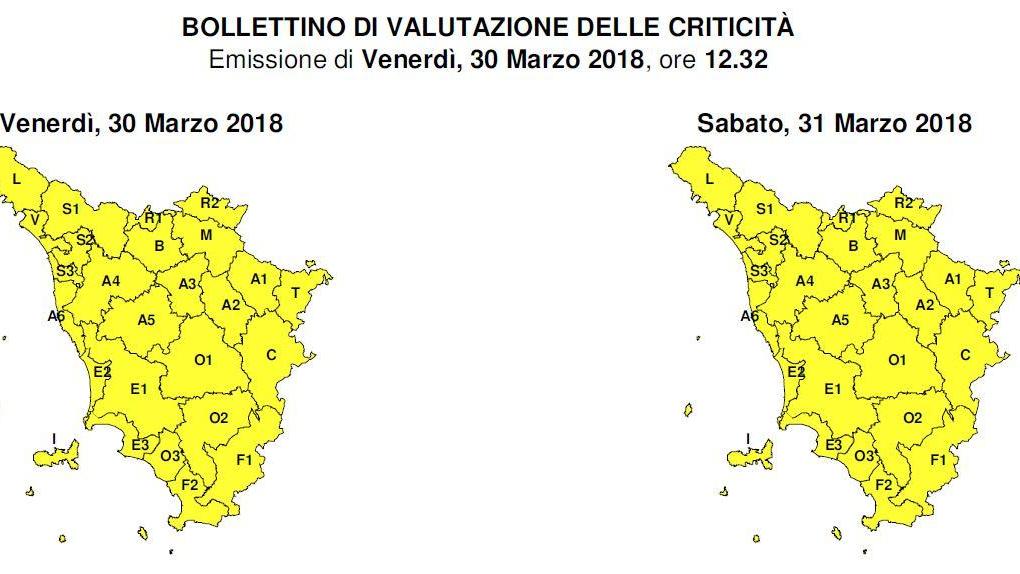 allerta gialla
