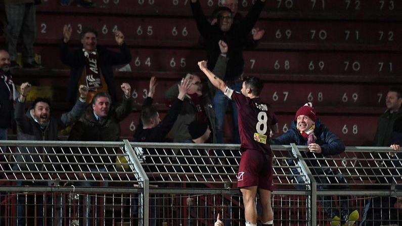 Gioia Pontedera il gol di Frare abbatte il Siena
