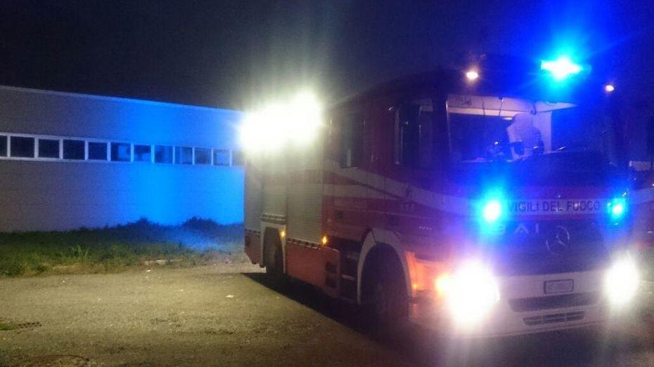 L’intervento dei vigili del fuoco