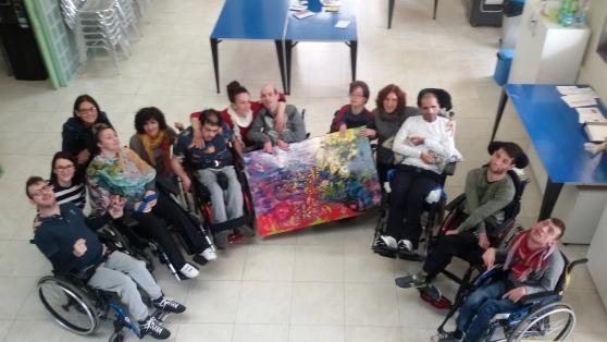 Alcuni ospiti della cooperativa Kepos di Prato (foto d'archivio)