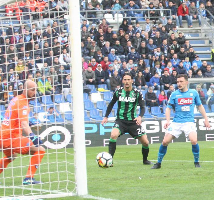 Il Sassuolo complica la corsa scudetto del Napoli di Sarri