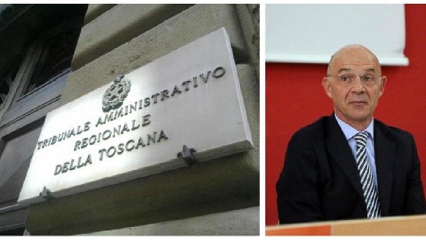 La sede del Tar e a destra Marino Lupi
