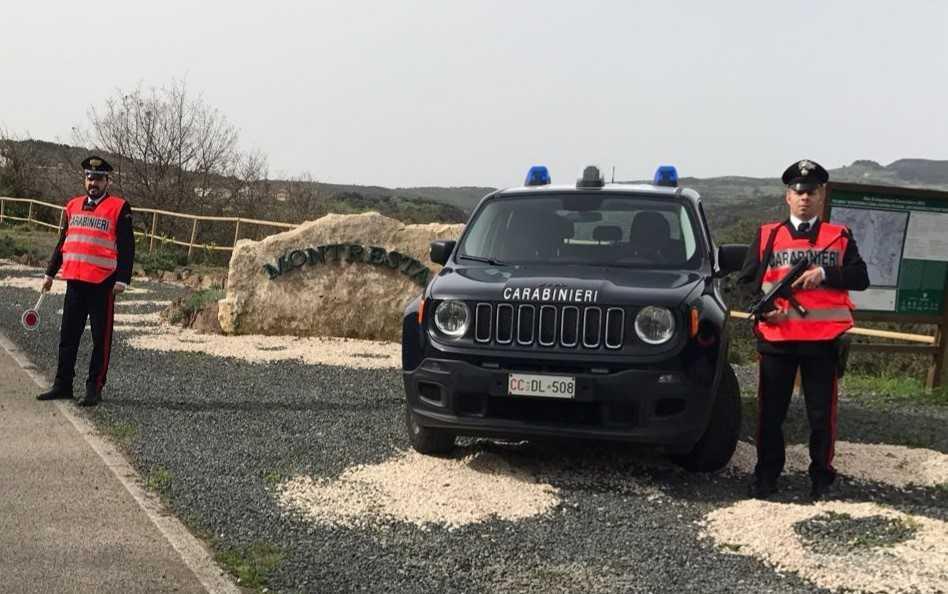 Posto di blocco dei carabinieri di Montresta