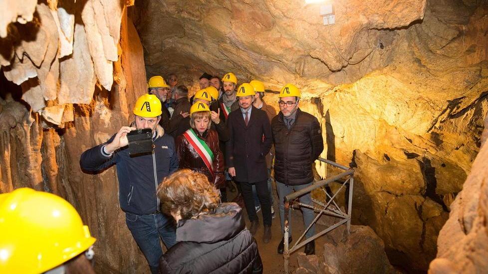 L'inaugurazione della manifestazione Open Week con la riapertura di Grotta Maona (Foto Nucci)
