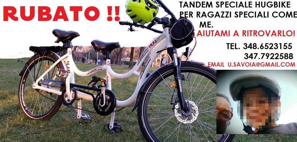Un imprenditore regala la bici al ragazzino derubato 