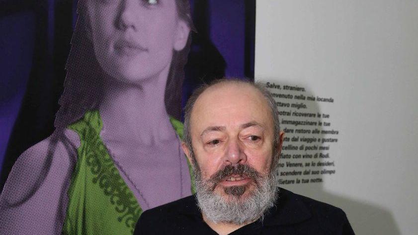 Italo Rota in Sala del Tricolore per spiegare “On the road”