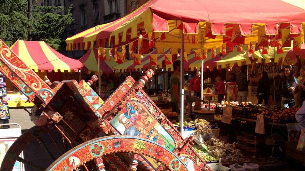 Modena, in Piazza XX Settembre un angolo di Sicilia