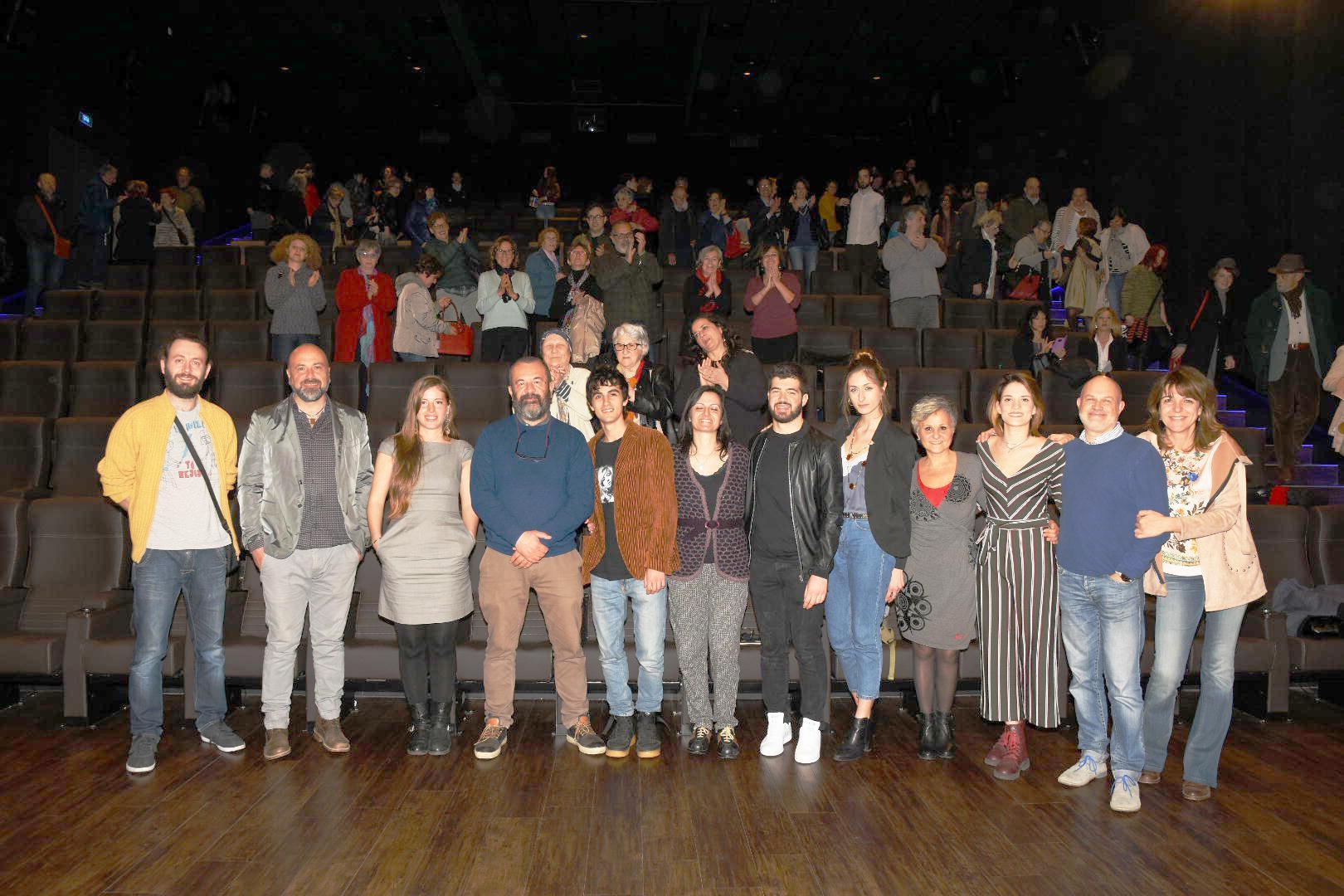 Il cast nella multisala Aurelia Antica