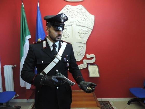 L'arma clandestina sequestrata a gennaio