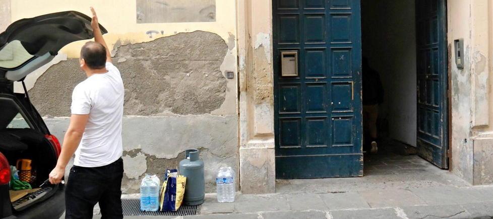 L’edificio occupato da 90 famiglie 