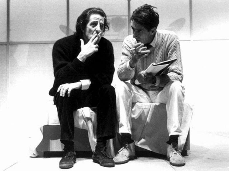 Giorgio Gaber con Sandro Luporini 
