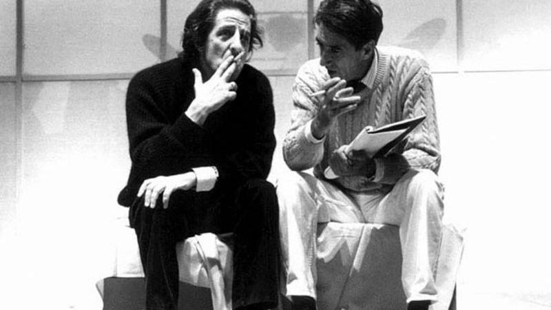Giorgio Gaber con Sandro Luporini