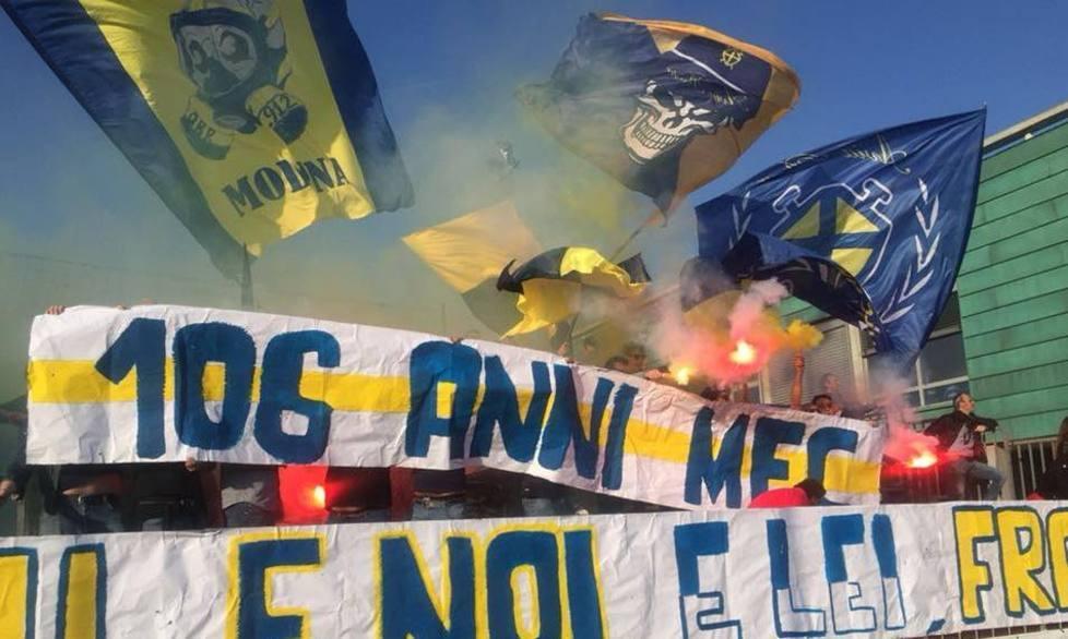 Ultras celebrano i 106 anni dei gialli