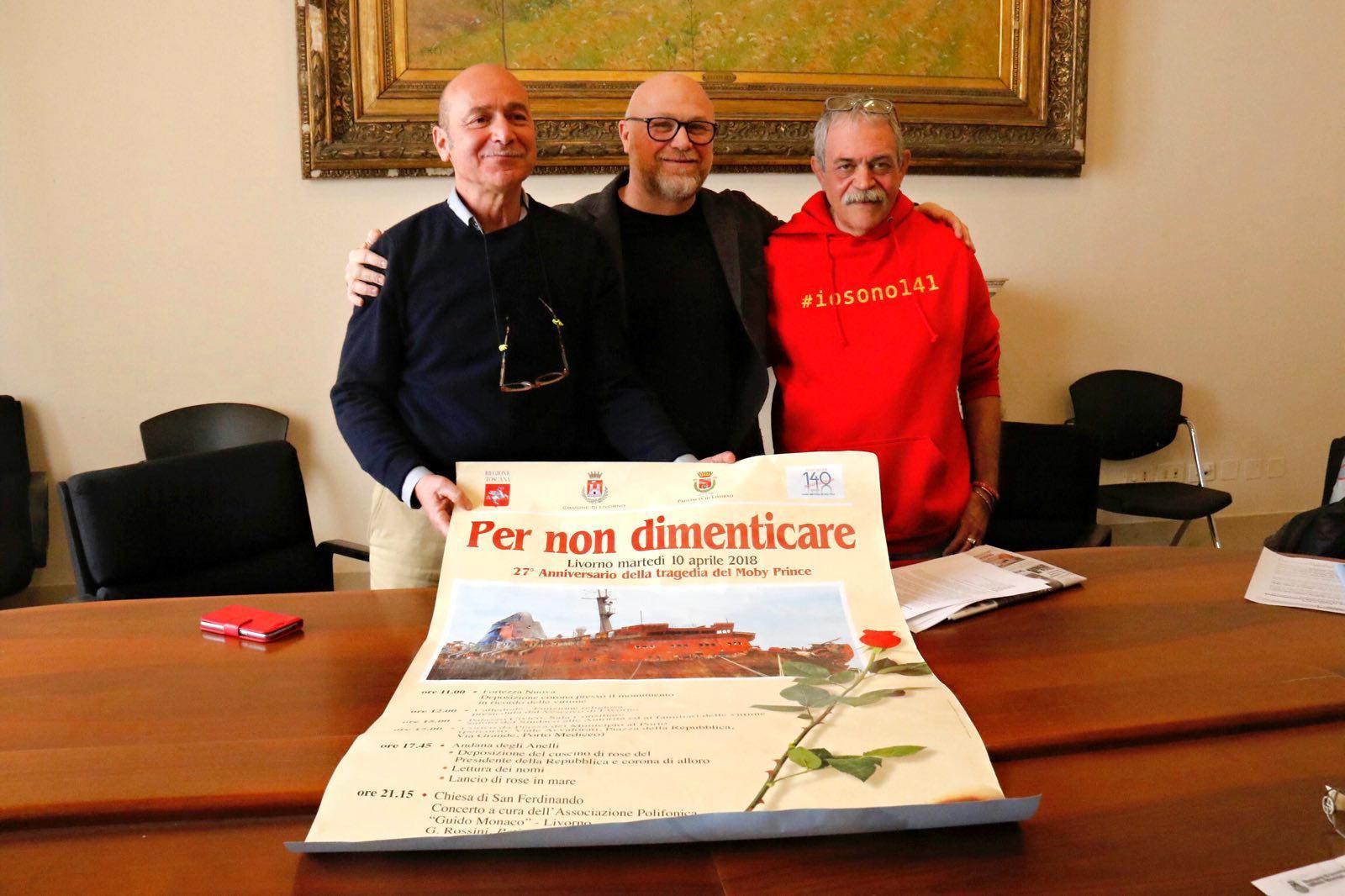 Moby Prince, le cerimonie commemorative per ricordare le 140 vittime decedute 27 anni fa