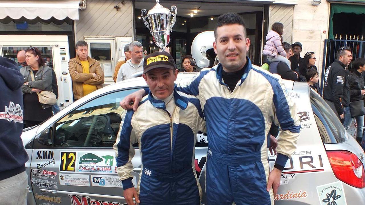 Gessa e Pusceddu, vincitori del Rally Val di Cornia - Colline Metallifere (foto Paolo Barlettani)