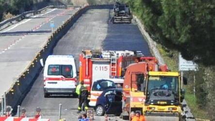 Schianto nel cantiere dell’Anas, l’uomo ferito è in gravi condizioni