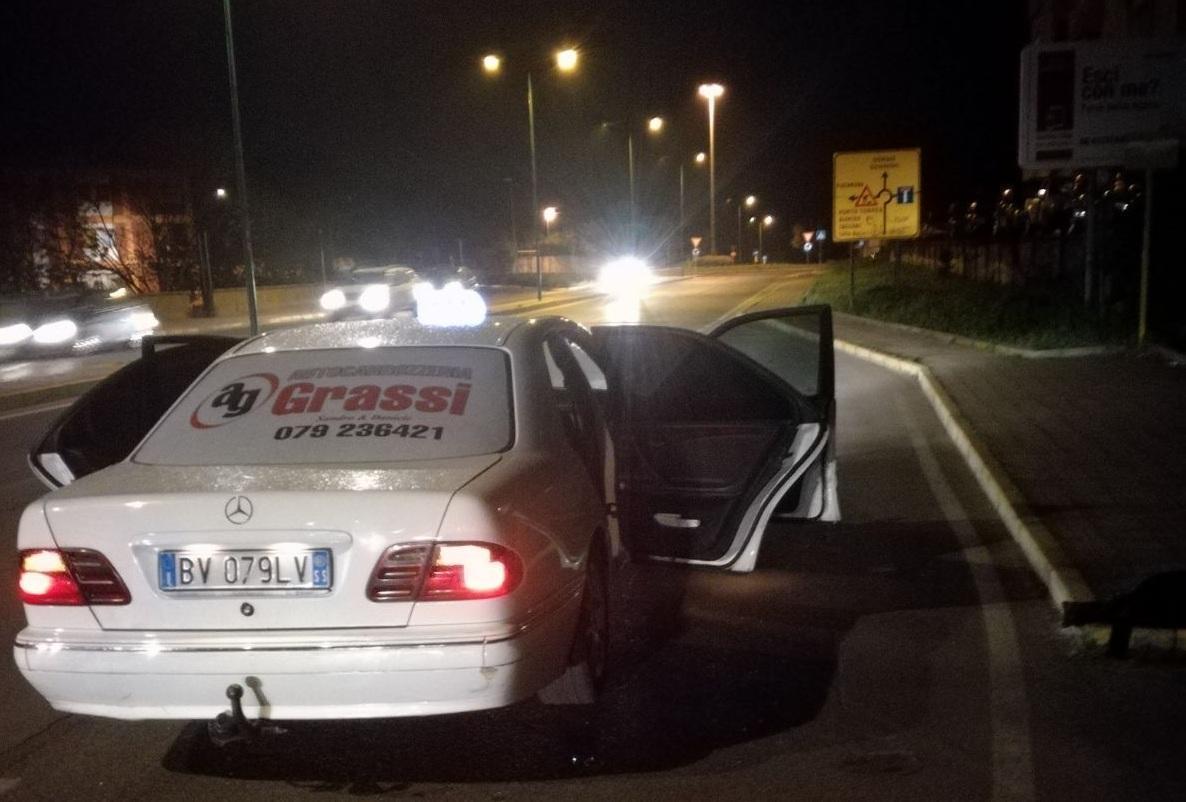 Il taxi teatro della vicenda
