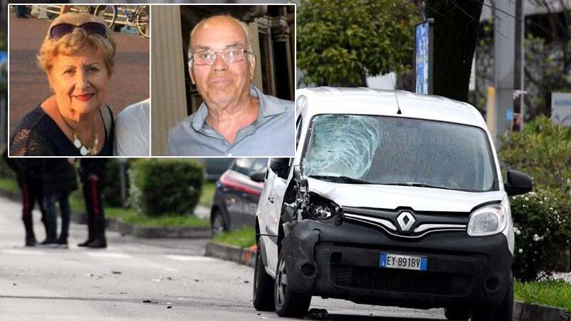 Il furgone che ha ucciso Carmine Rifugio ed Enrica Barani