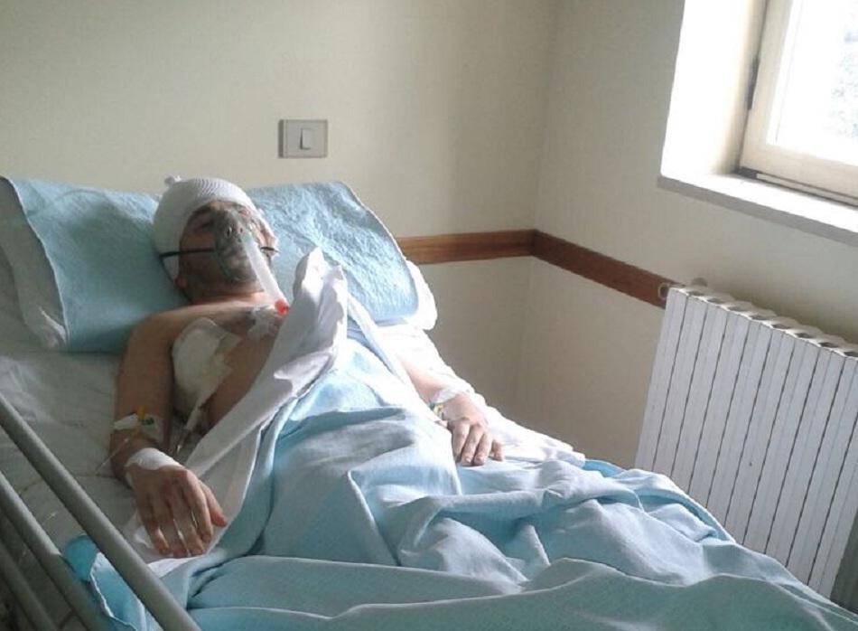 Giovanni Antonio Pedranghelu durante il suo ricovero a Ozieri
