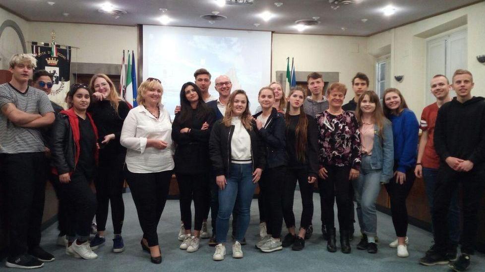 Studenti polacchi protagonisti in municipio