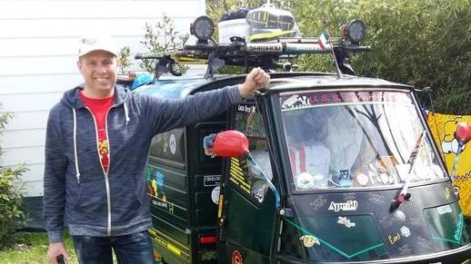 Dall’Appennino fino alle Alpi nell’ape-caravan