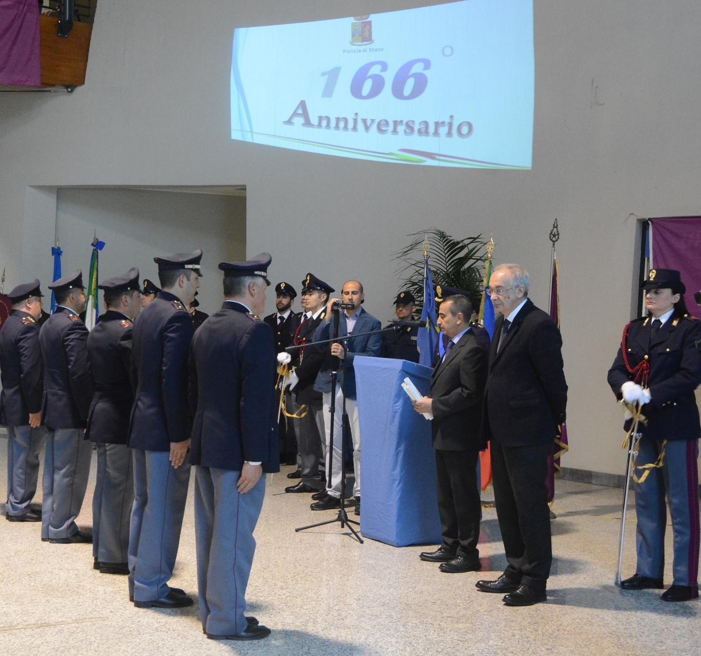 “Esserci sempre”, il saluto del questore alla festa della polizia 