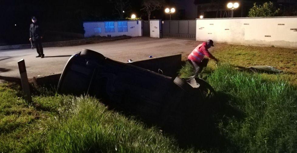 Sbanda con l’auto, è in fin di vita 