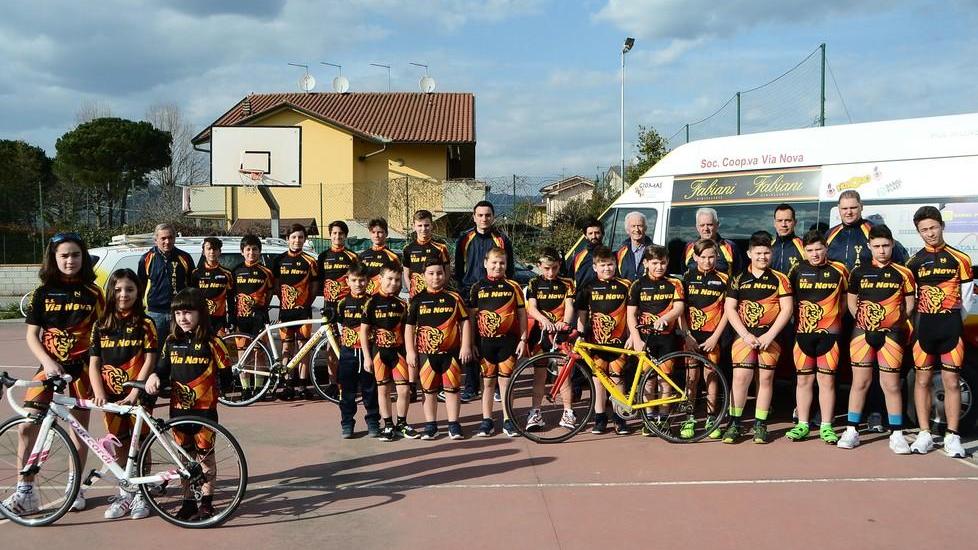 La formazione dei Giovanissimi 2018 del Via Nova