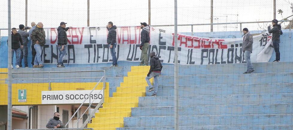 Già annullati 40 biglietti presi dai pisani in Curva Nord