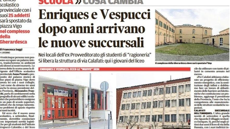 Vespucci, Enriques e le nuove succursali