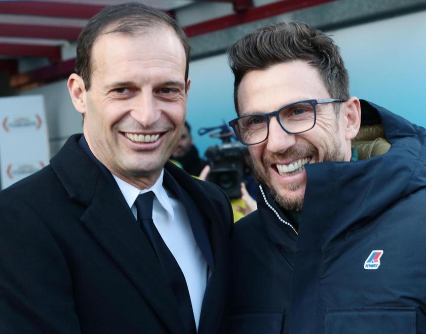 Allegri-Di Francesco, da Sassuolo ai fasti della Champions League 