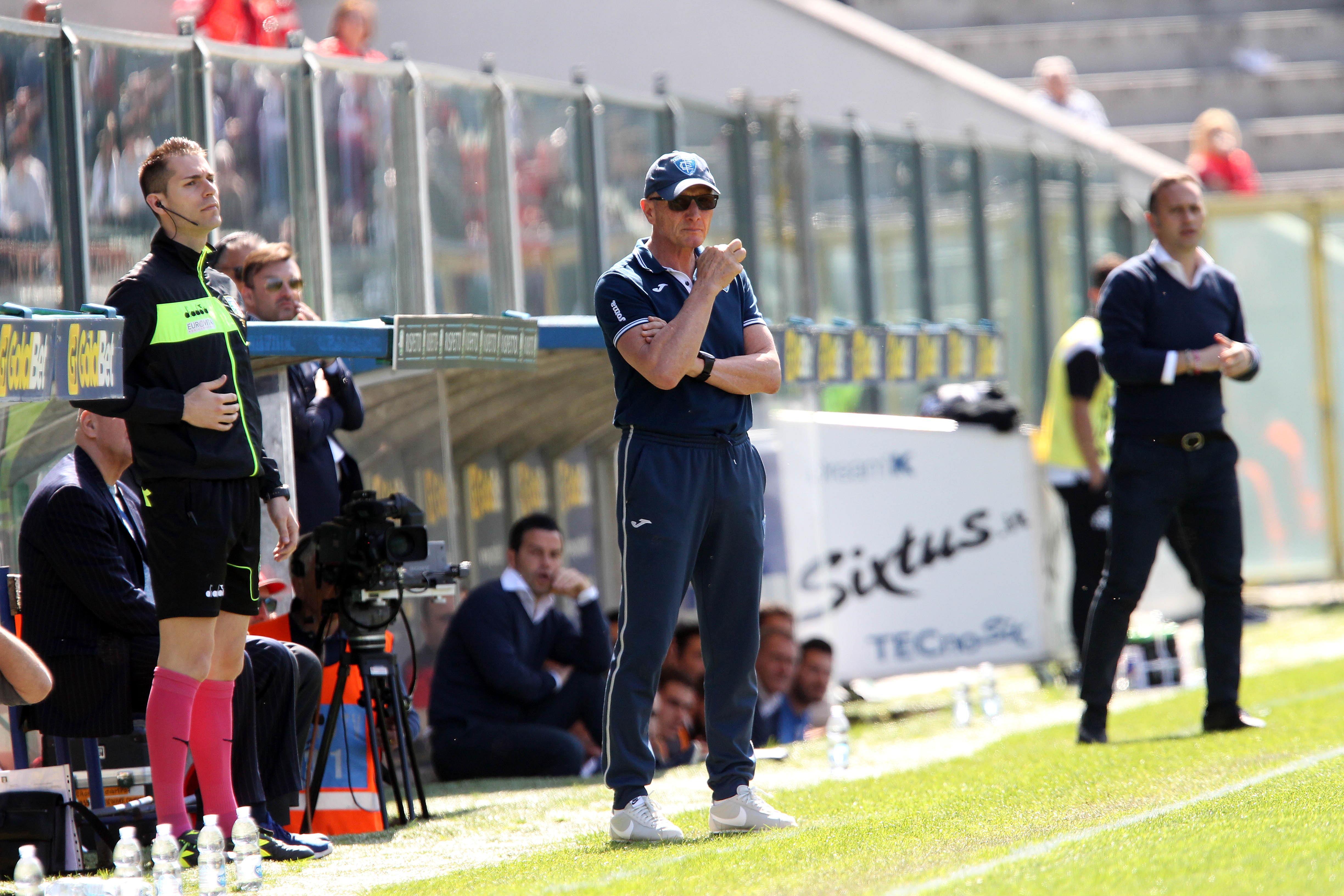 Il tecnico azzurro Aurelio Andreazzoli (foto agenzia Massimo Sestini) 